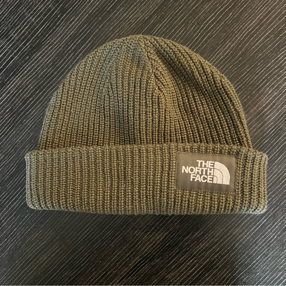 The North Face Olive Green Beanie NWOT